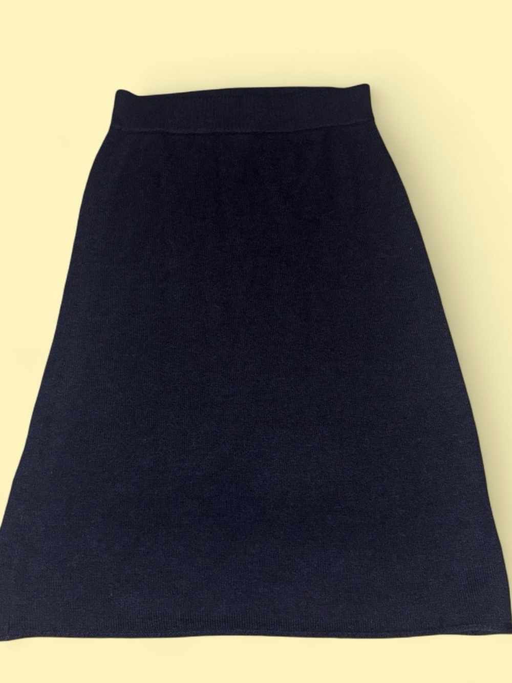 Poetry Fashion Merino Wool & Baby Alpaca Knitted Midi Skirt — Size 14 — NWT - Picture 4 of 9